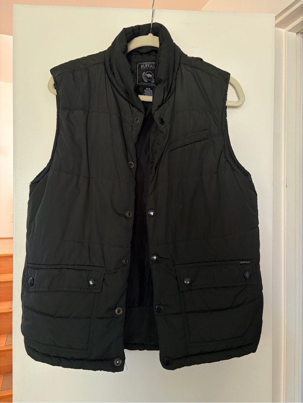 Buffalo Men's Dark Green Quilted Puffer Vest